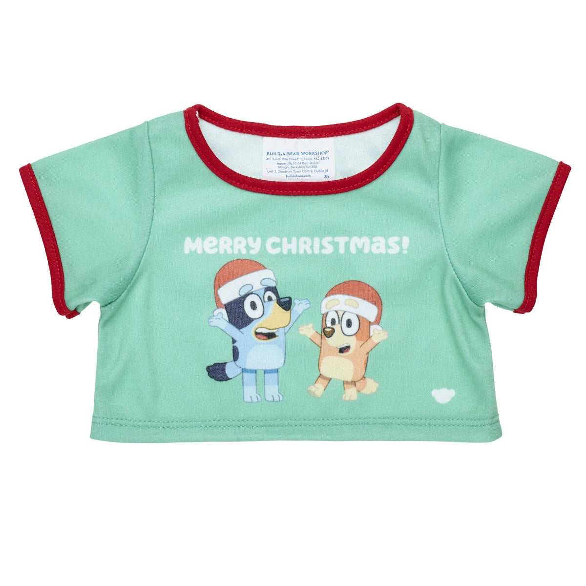 Bluey Christmas T-Shirt | Build-A-Bear - US 5843
