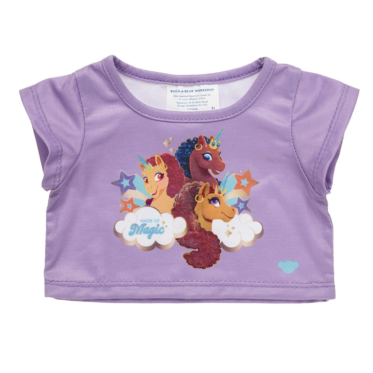 Afro Unicorn® Plush "Made of Magic" T-Shirt | Build-A-Bear® - US 5583