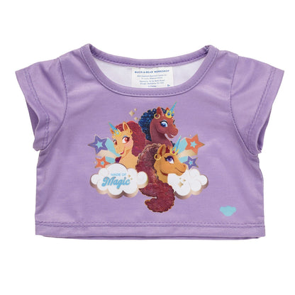 Afro Unicorn® Plush "Made of Magic" T-Shirt | Build-A-Bear® - US 5583