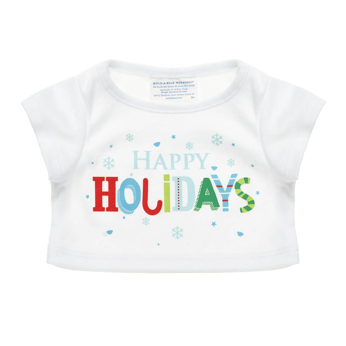 Happy Holidays T-Shirt for Plush Toys | Build-A-Bear® - US 2292