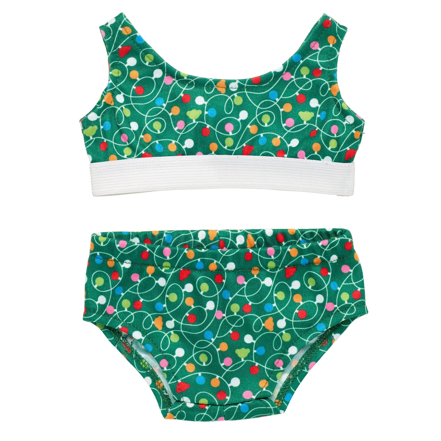 Holiday Lights Bra and Underwear Set for Plushies | Build-A-Bear® - US 5569