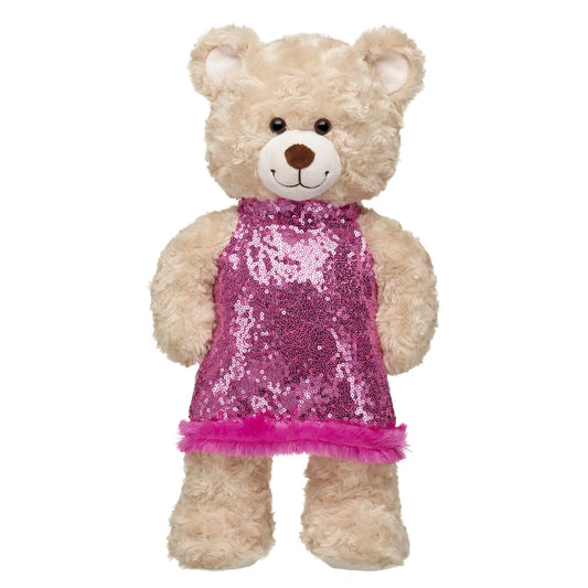 Pink Sequin Halter Dress for Plush Toys | Build-A-Bear® - US 7217