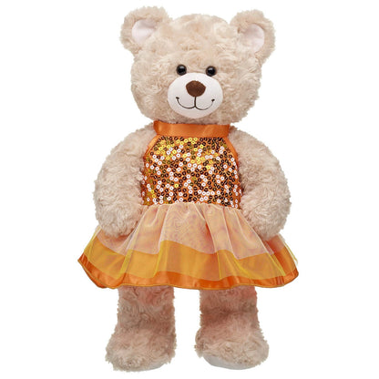 Candy Corn Sparkle Dress for Plush Toys | Build-A-Bear® - US 1847