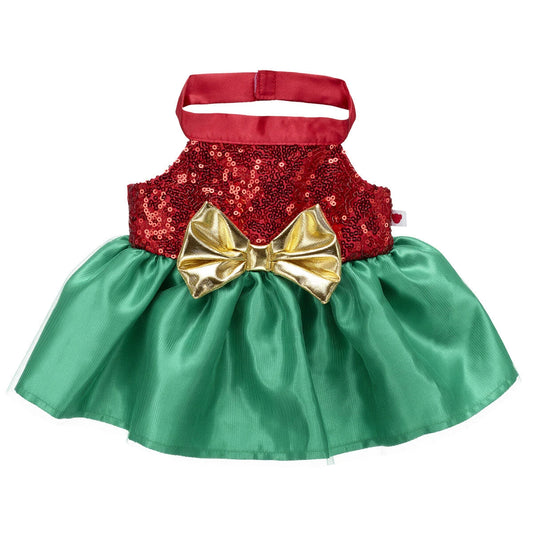 Red and Green Sequin Dress - US 5962