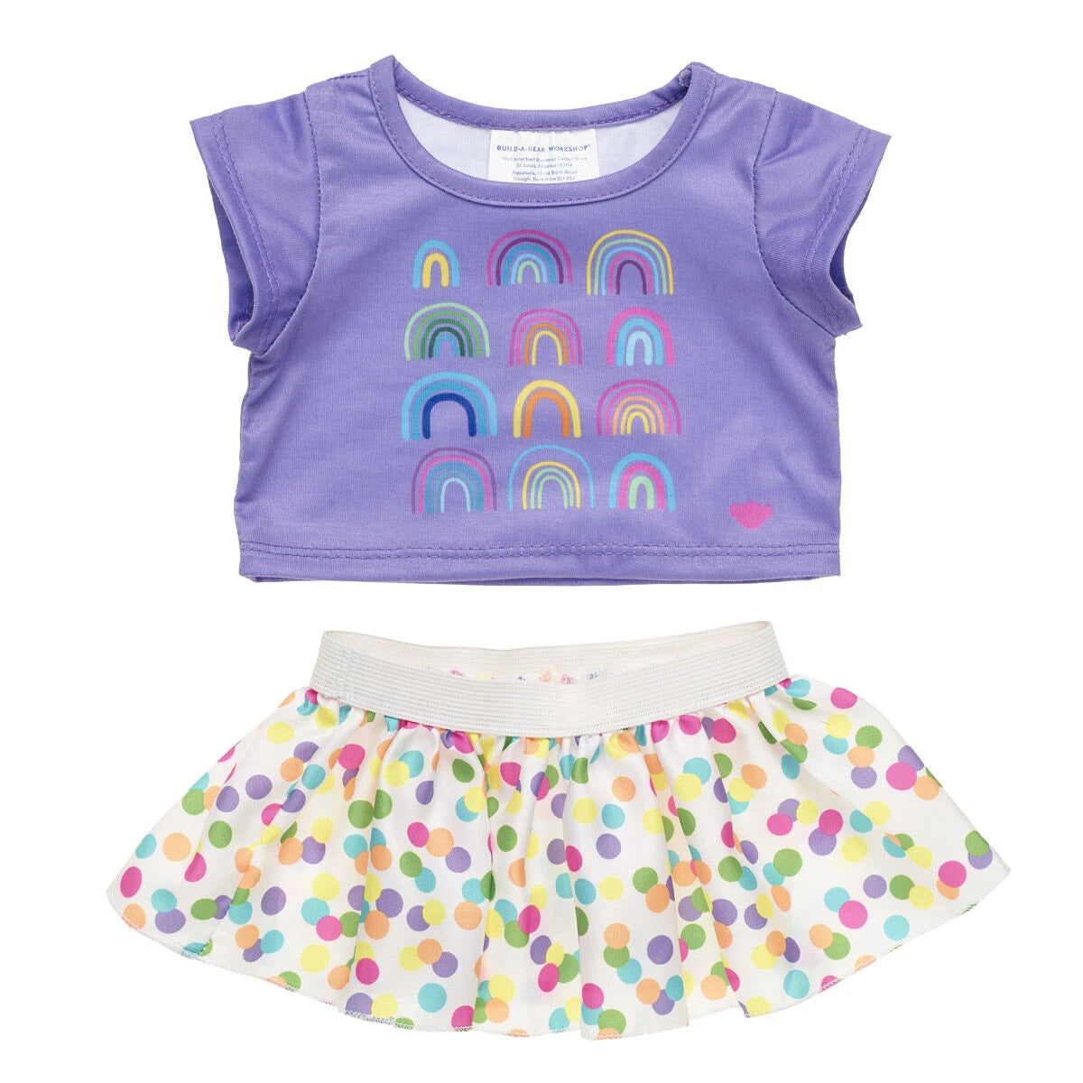 Rainbow Skirt Set 2 pc. for Plush Toys | Build-A-Bear® - US 4325