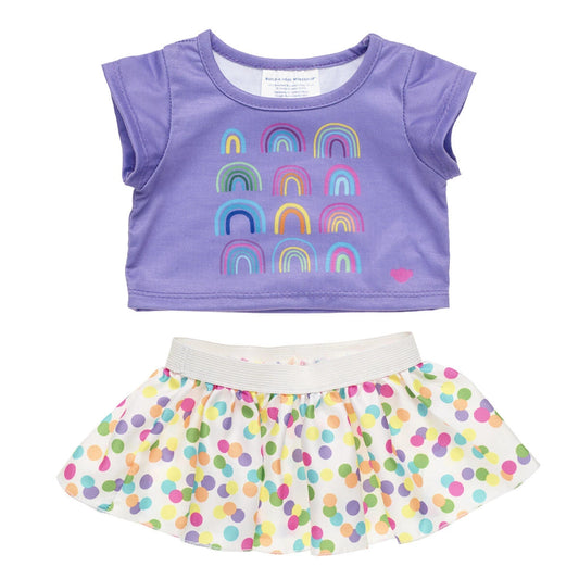 Rainbow Skirt Set 2 pc. for Plush Toys | Build-A-Bear® - US 4325