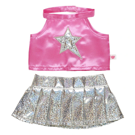 Silver Pleated Skirt Set for Plush Toys | Build-A-Bear® - US 6117