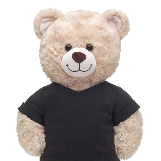 Online Exclusive Black V-Neck T-Shirt | Build-A-Bear - US 4828