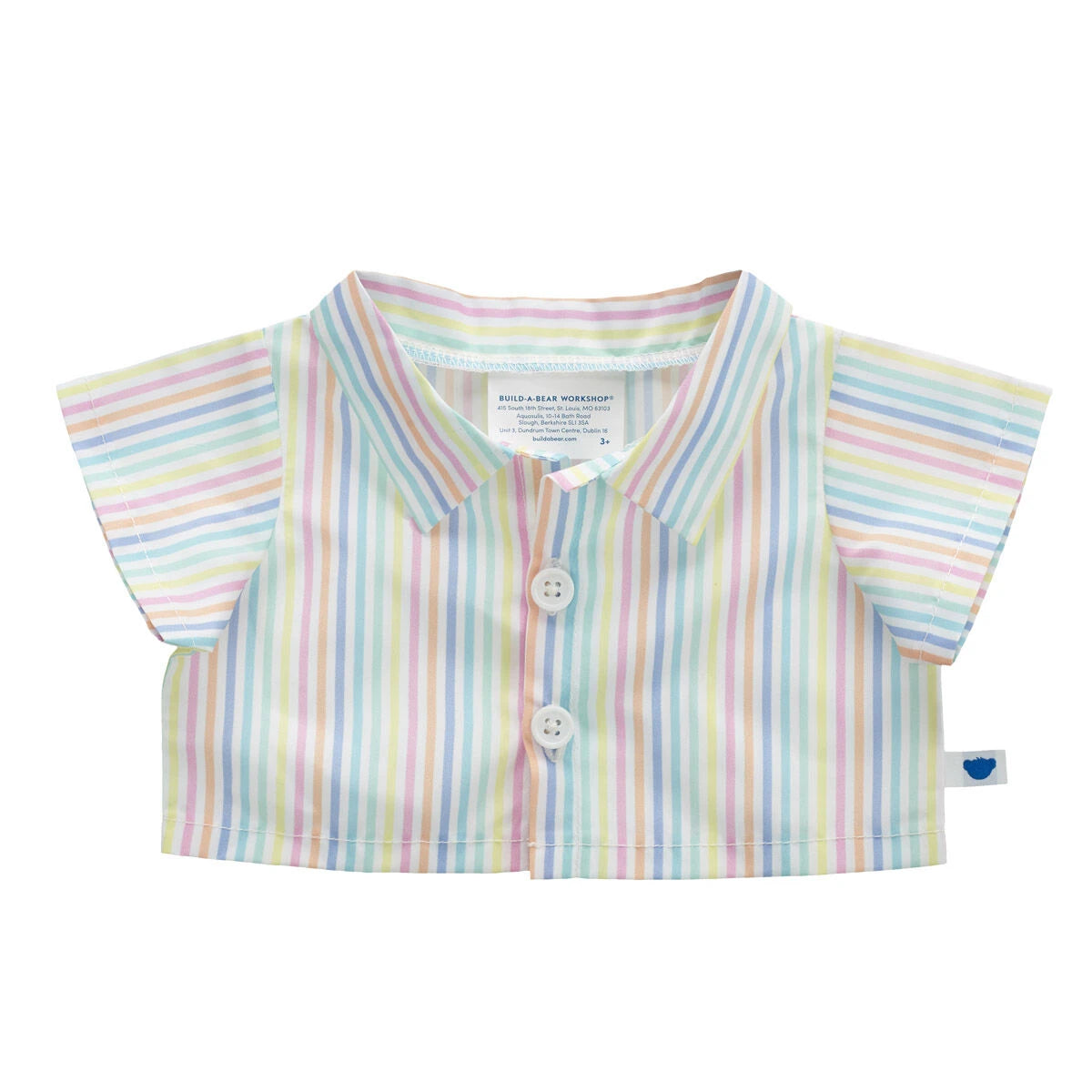 Spring Stripes Button Down Shirt for Plush Toys | Build-A-Bear® - US 1967
