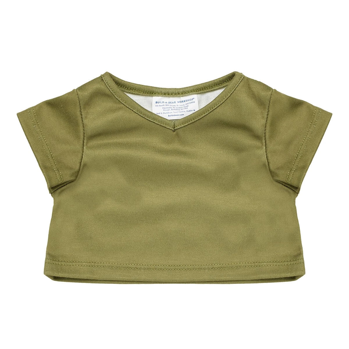 Green V-Neck T-Shirt for Stuffed Animals | Build-A-Bear® - US 7324