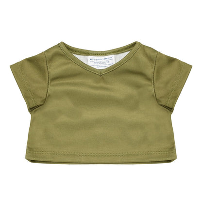 Green V-Neck T-Shirt for Stuffed Animals | Build-A-Bear® - US 7324