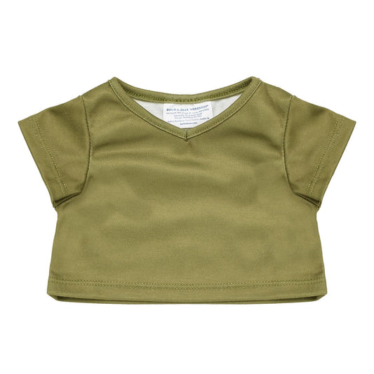 Green V-Neck T-Shirt for Stuffed Animals | Build-A-Bear® - US 7324
