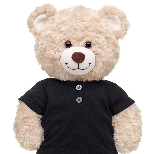 Black Henley T-Shirt for Stuffed Animals | Build-A-Bear® - US 4576