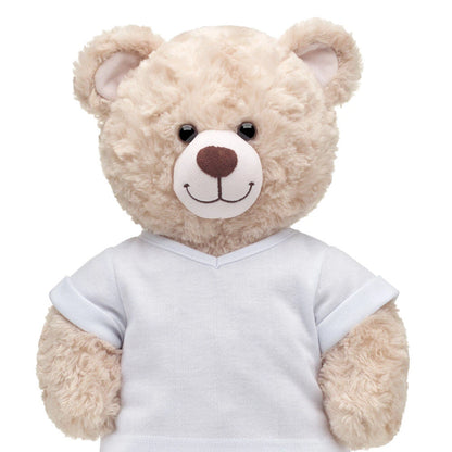 Online Exclusive White V-Neck T-Shirt | Build-A-Bear - US 7391