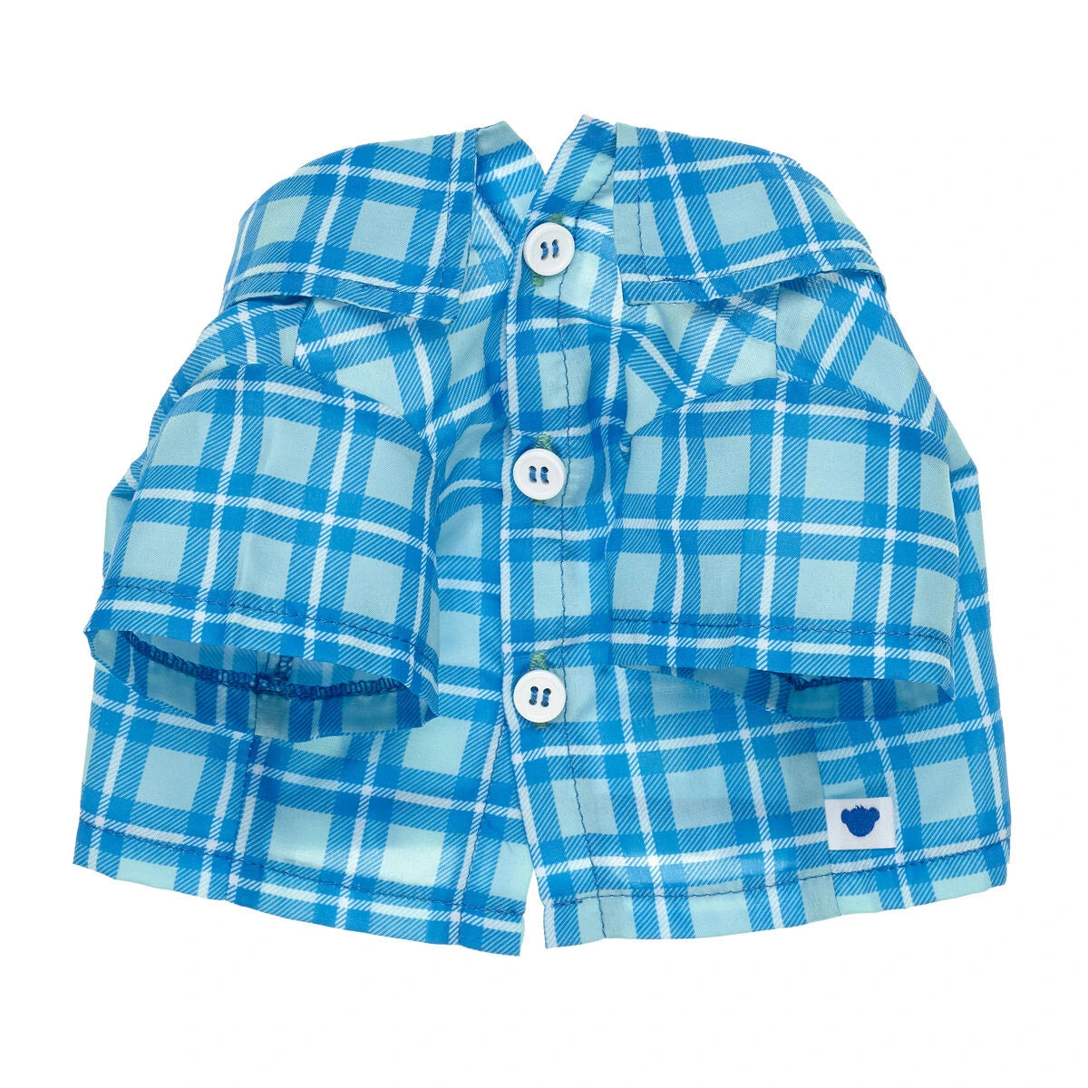 Blue Check T-Shirt for Stuffed Animals - US 9604
