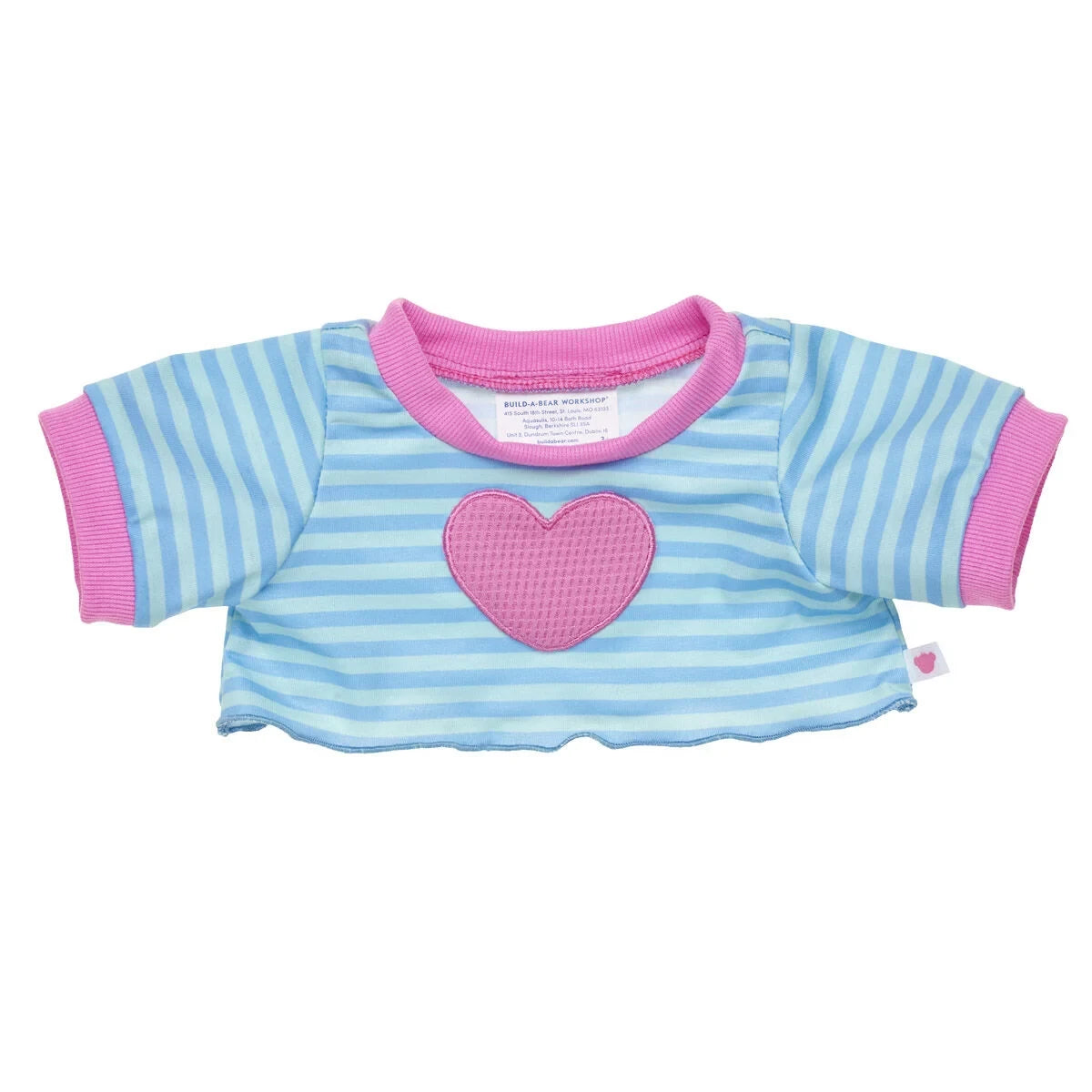 Heart Stripe Sweatshirt | Build-A-Bear - US 1138