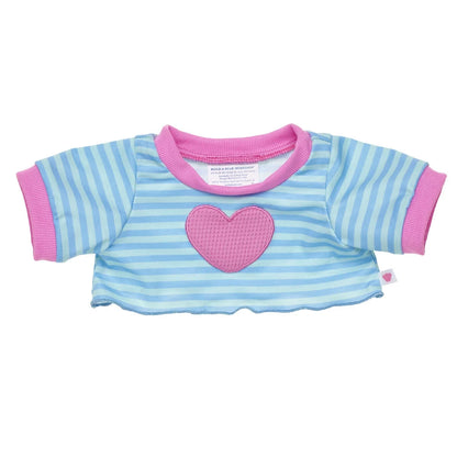 Heart Stripe Sweatshirt | Build-A-Bear - US 1138