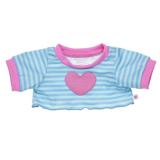 Heart Stripe Sweatshirt | Build-A-Bear - US 1138