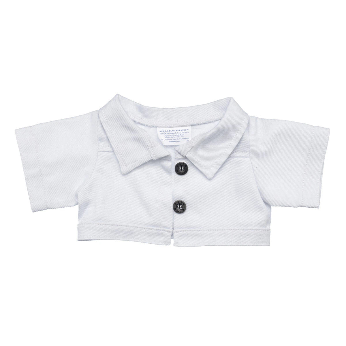 White Denim Jean Jacket | Build-A-Bear - US 6608