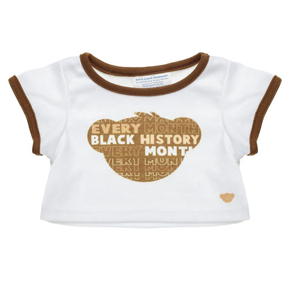 "Black History Every Month" T-Shirt for Stuffed Animals | Build-A-Bear® - US 4139
