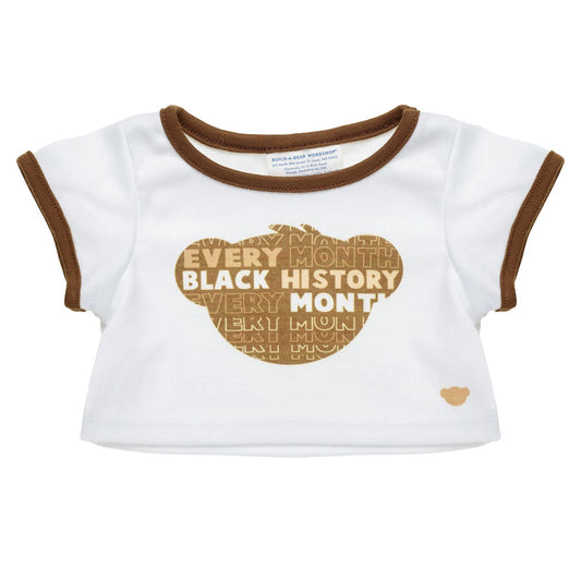 "Black History Every Month" T-Shirt for Stuffed Animals | Build-A-Bear® - US 4139