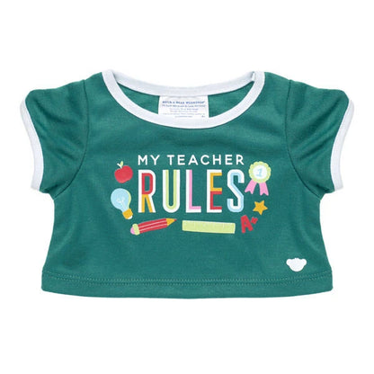 My Teacher Rules T-Shirt for Stuffed Animals | Build-A-Bear® - US 2202