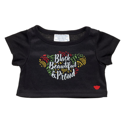 "Black, Beautiful &amp; Proud" T-Shirt for Stuffed Animals | Build-A-Bear® - US 7710