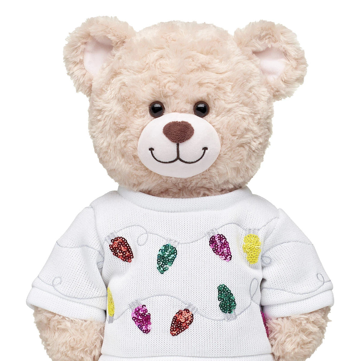 Tipsy Elves Sequin Lights Ugly Christmas Sweater for Stuffed Animals | Build-A-Bear® - US 2408