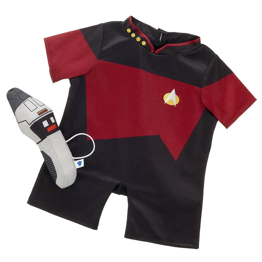 Star Trek: The Next Generation Red Uniform and Phaser Bundle | Build-A-Bear® - US 9136