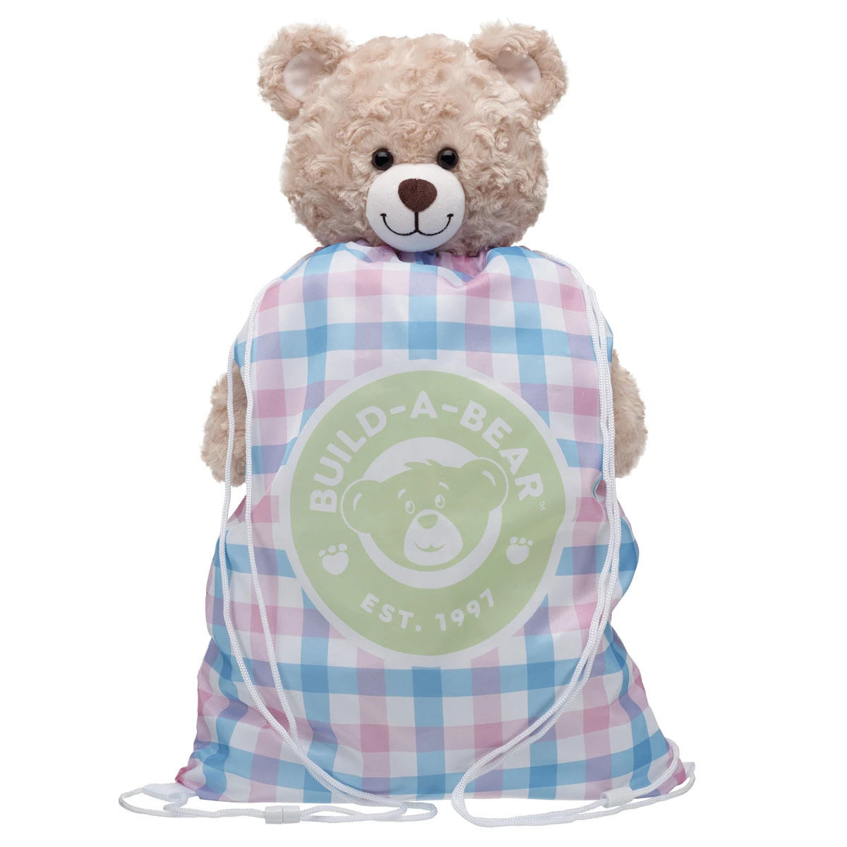 Spring Gingham Toy Bear Carrier | Build-A-Bear - US 1217
