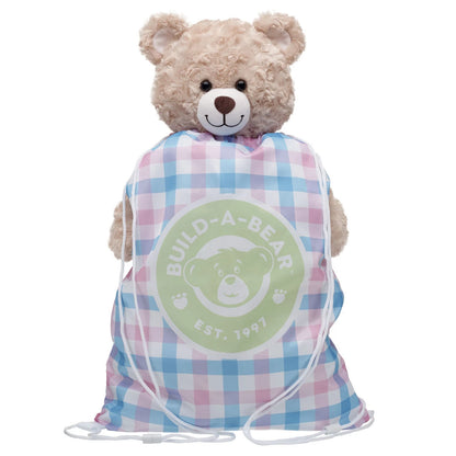 Spring Gingham Toy Bear Carrier | Build-A-Bear - US 1217