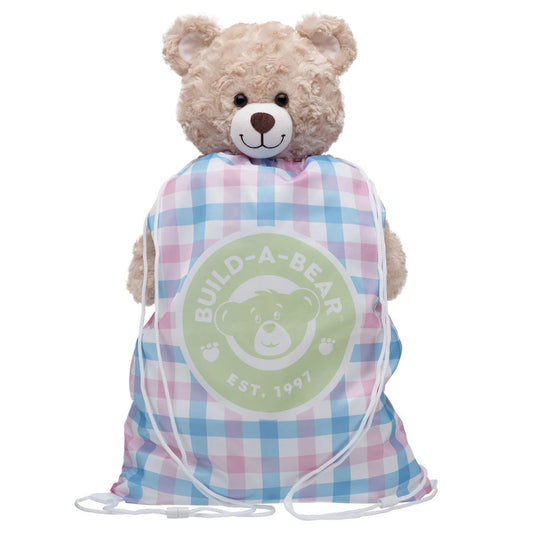 Spring Gingham Toy Bear Carrier | Build-A-Bear - US 1217