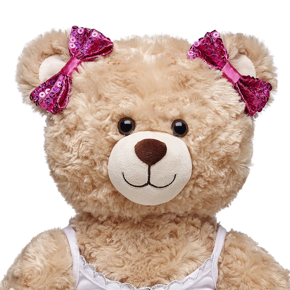 Fuchsia Sequin Bows 2 pc. for Stuffed Animals | Build-A-Bear® - US 6333