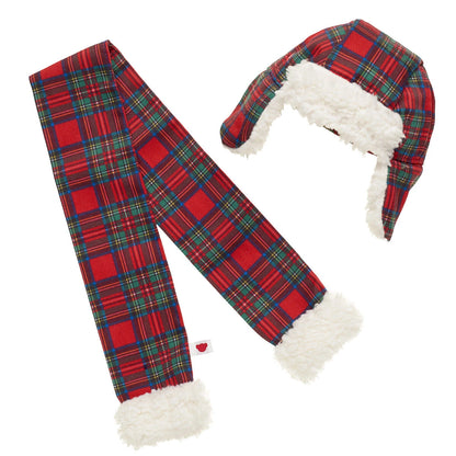Tartan Hat and Scarf Set | Build-A-Bear® - US 5827