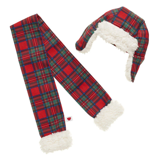 Tartan Hat and Scarf Set | Build-A-Bear® - US 5827