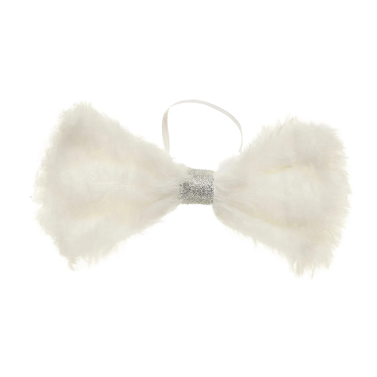 Fuzzy White Bow for Stuffed Animals | Build-A-Bear Workshop® - US 6705