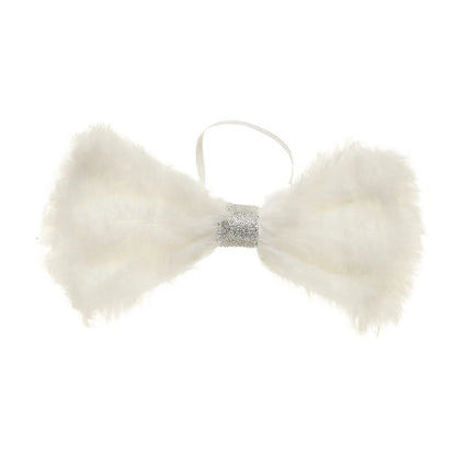 Fuzzy White Bow for Stuffed Animals | Build-A-Bear Workshop® - US 6705