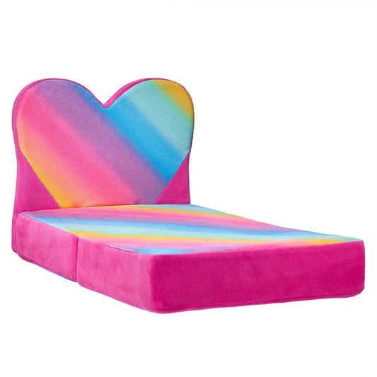 Rainbow Heart Chair Bed for Stuffed Animals | Build-A-Bear® - US 6050
