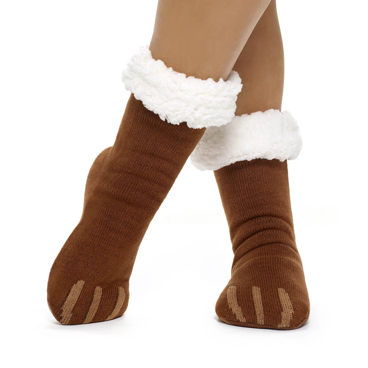 Build-A-Bear Pajama Shop™ Bear Paw Slipper Socks - Toddler, Youth &amp; Adult - US 7465